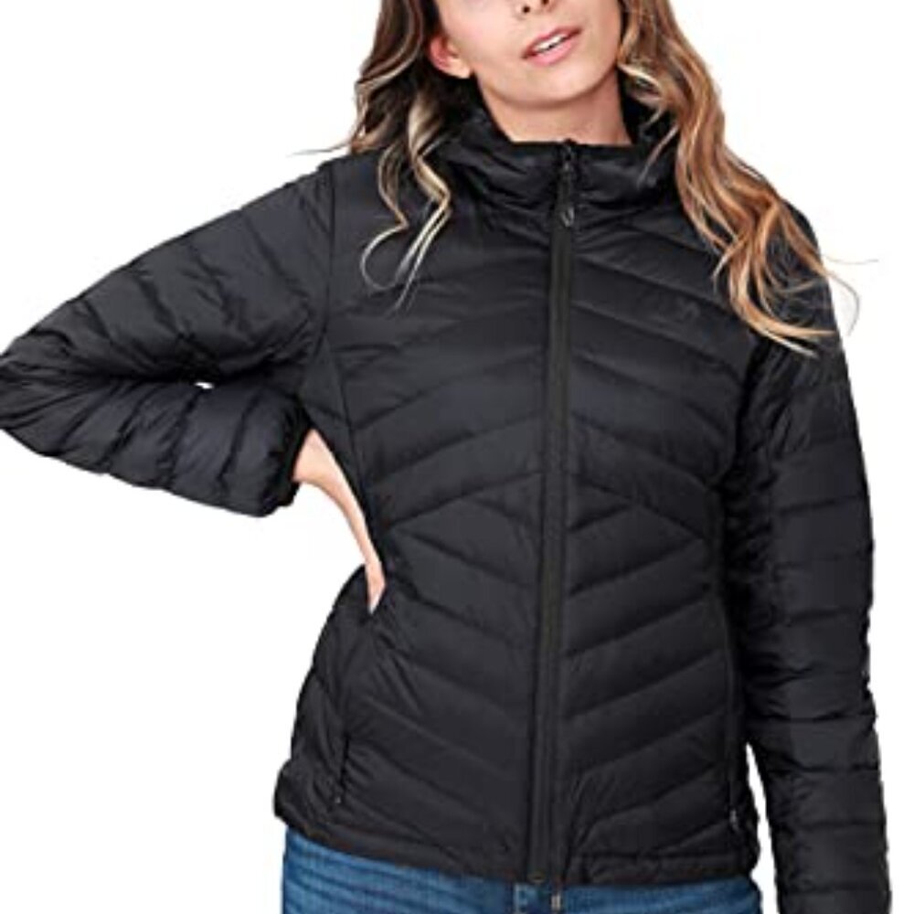 Lightweight Packable Down Puffer Jacket Hooded In… - image 5